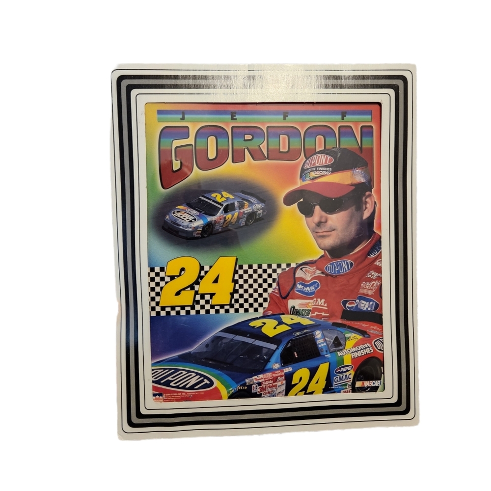 Vtg Jeff Gordon Collectible Poster Print